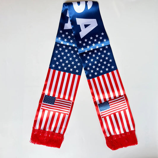 American  Flagnshow Scarf world cup 2026