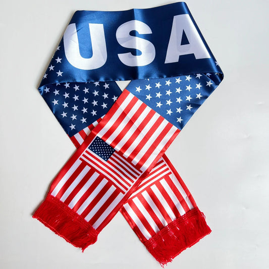 American  Flagnshow Scarf world cup 2026